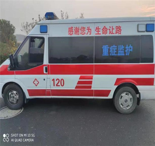 眉县救护车出租服务案例3